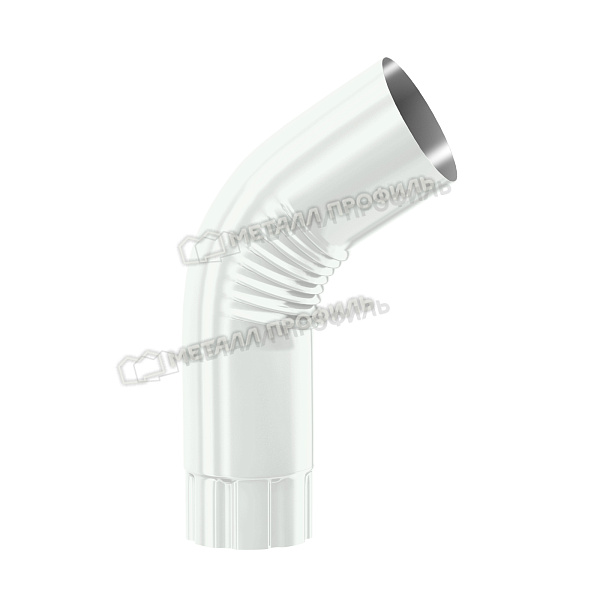 Колено трубы ПРОЕКТ D150 Ral 9003