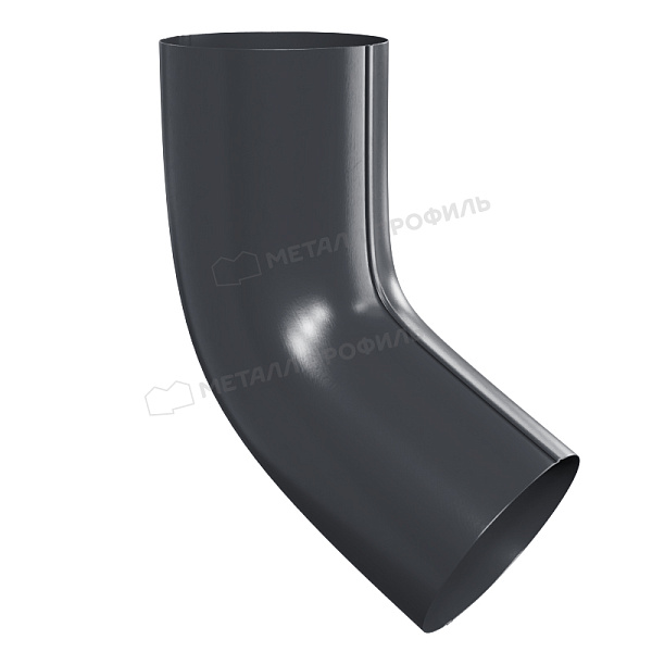 Колено трубы Foramina PUR D100 Ral 7024