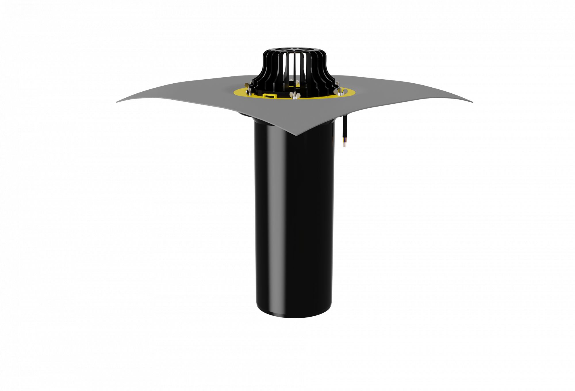 Воронка обогреваемая с ПВХ фартуком VMO/P 160x450