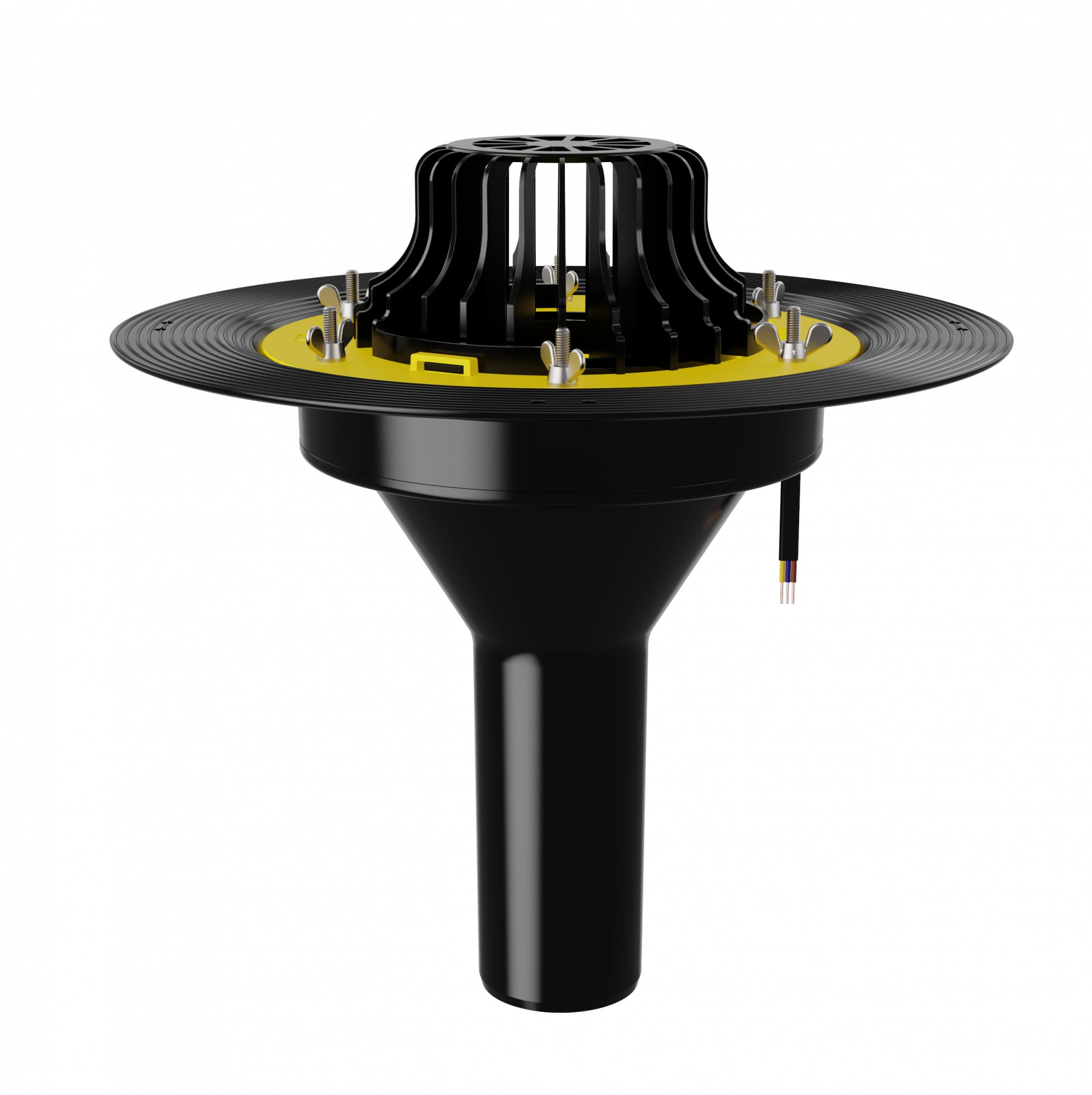 Воронка кровельная обогреваемая с закладным элементом VMOPro 75x300