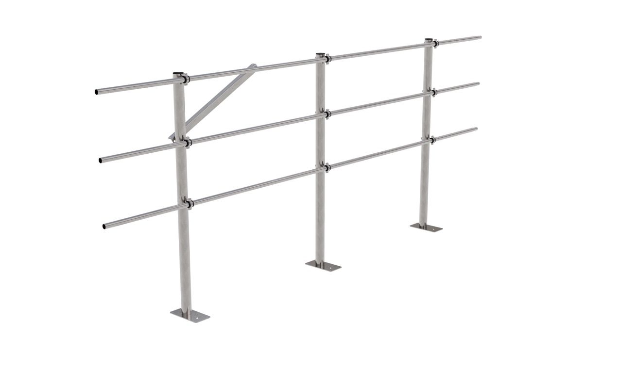 Кровельное ограждение Fachmann КО/PL/1200-3-3000