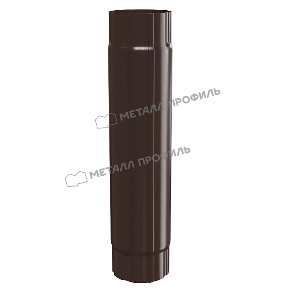 Труба соединительная GS lite D90х1000 Ral 8017