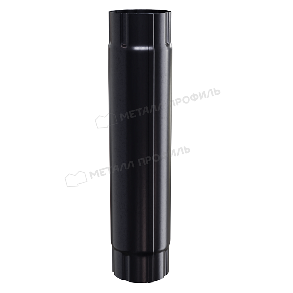Труба соединительная PURMAN BLACK EDITION D100х1000 Ral 9005
