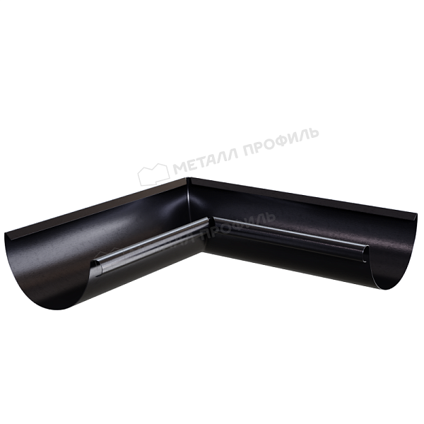 Угол желоба внутренний PURMAN BLACK EDITION D125 Ral 9005