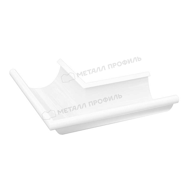 Угол желоба наружный GS lite D125х90 градусов Ral 9003