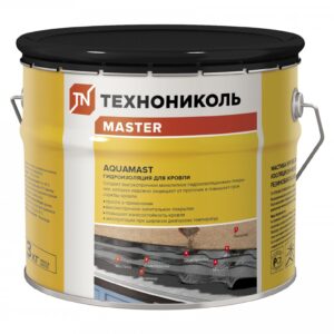 Мастика битумно-резиновая AquaMast коробка (4 ведра по 3 кг)