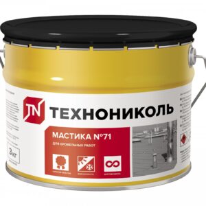 Мастика герметизирующая Технониколь №71 ведро 3кг
