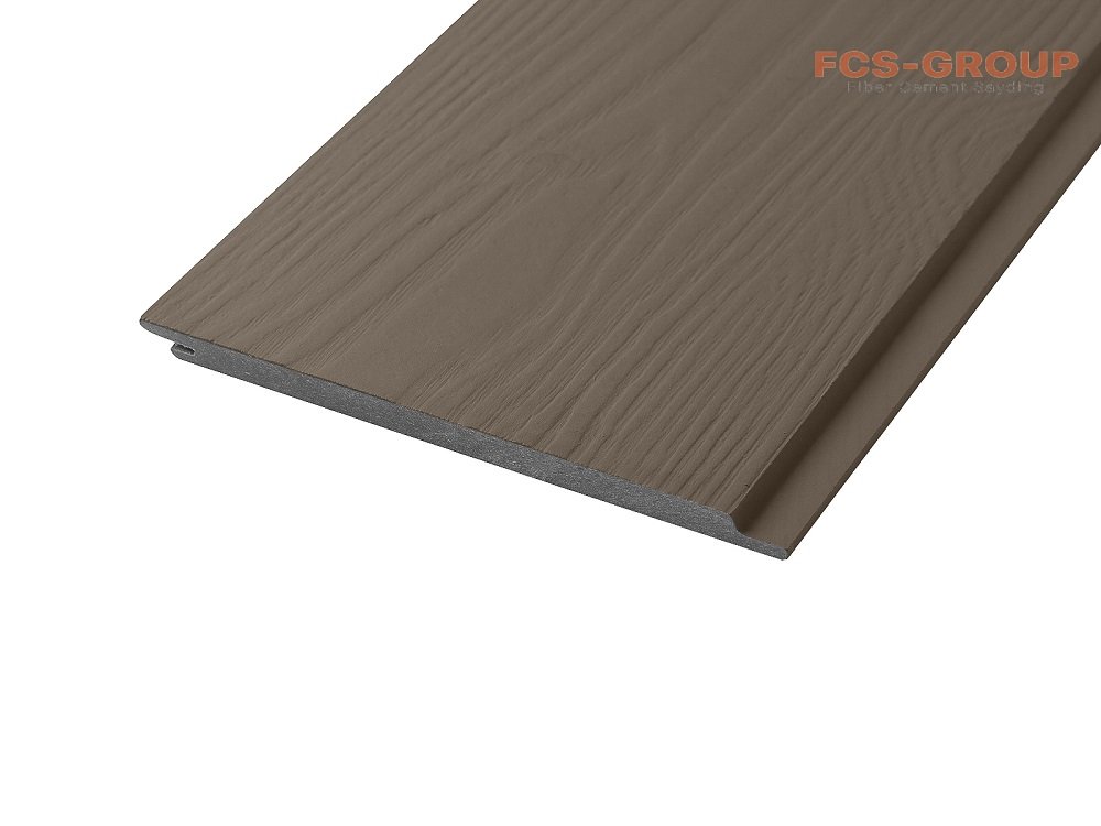 Фиброцементный сайдинг FCS-Group Wood Click 3000х190х10 F64