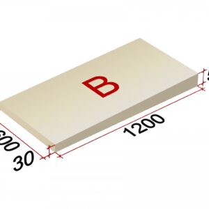 LOGICPIR Slope-1,7% (B) СХ/СХ 1200х600х30-50 упак 14 плит 10,0799