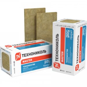 Звукоизоляция ТЕХНОАКУСТИК 1200x600x100 мм (6 плит 4,32 кв.м)