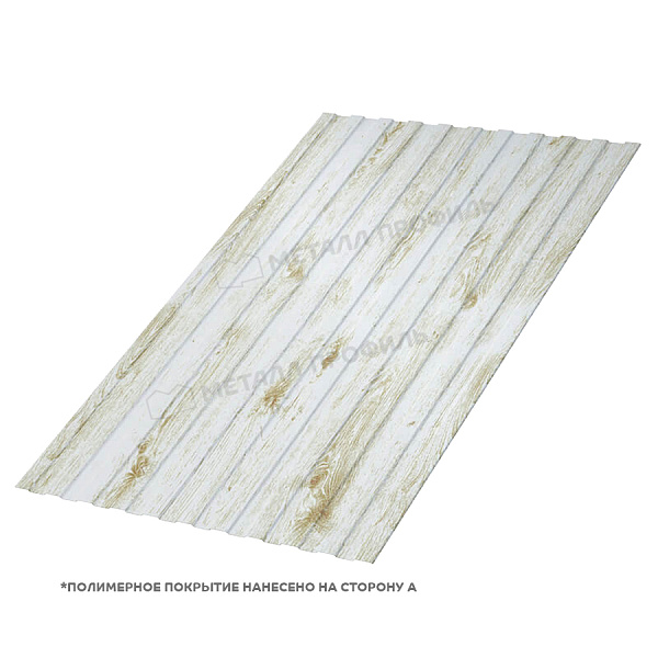 Профлист С-8x1150-A (ECOSTEEL_MA-01-Беленый Дуб-0,5)