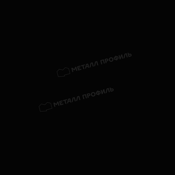 Планка снегозадержателя 95х65х2000 (ПЭ-01-9005-0.45)