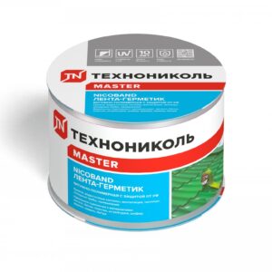 Лента-герметик NICOBAND серебристый 3м х 7,5см ГП (коробка 16 рулонов)