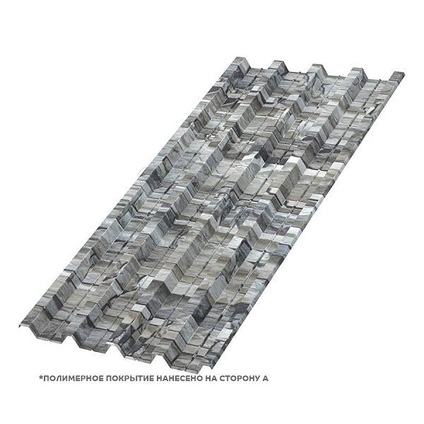 Профлист Н-60x845-A (ECOSTEEL-01-БелыйКамень-0,5)