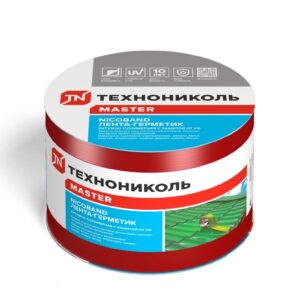 Лента-герметик NICOBAND красный 10м х 10см ГП (коробка 3 рулона)