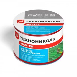 Лента-герметик NICOBAND красный 3м х 7,5см ГП (коробка 16 рулонов)