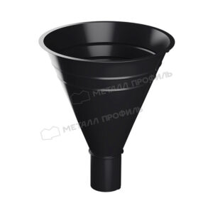 Воронка водосборная PURMAN BLACK EDITION D100/300 Ral 9005