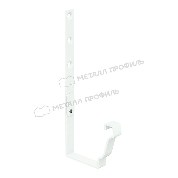 Держатель желоба БЮДЖЕТ 120х86 Ral 9003