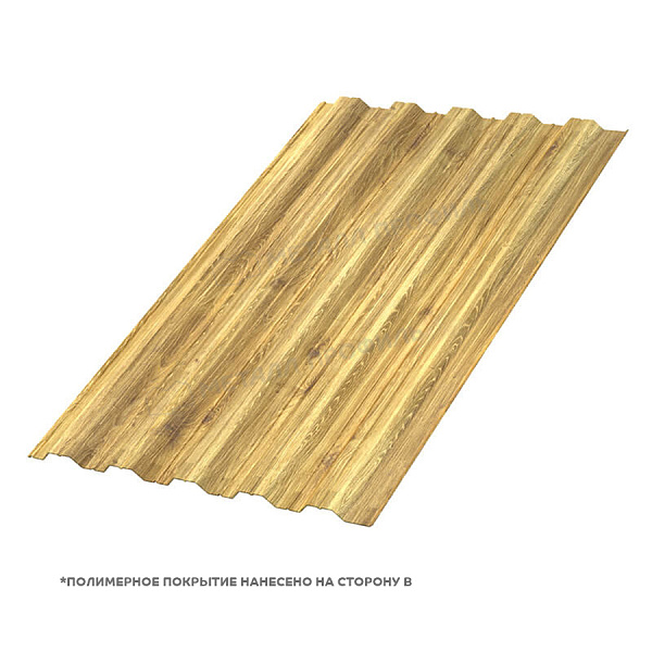 Профлист НС-35х1000-B (ECOSTEEL_T_Д-01-ЗолотойДуб-0,5)