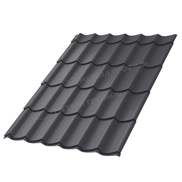 Металлочерепица Ламонтерра-XL (VALORI-20-Grey-0.5)