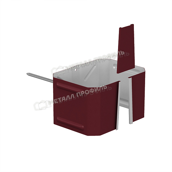 Держатель трубы (на кирпич) БЮДЖЕТ 76х102 Ral 3005