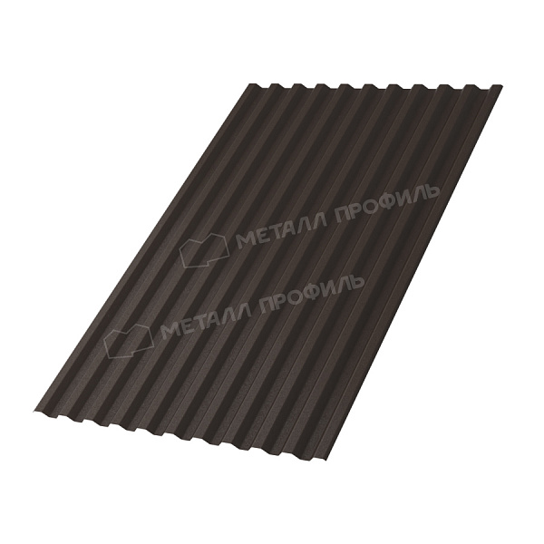 Профлист С-21х1000-A (VALORI-20-DarkBrown-0,5)