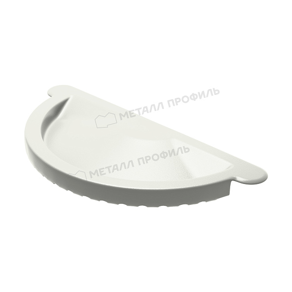 Заглушка желоба GRANDSYSTEM D125 Ral 9010