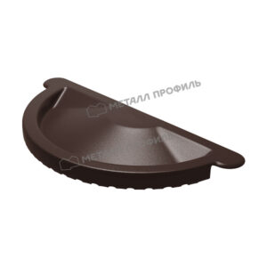 Заглушка желоба GS lite D125 Ral 8017