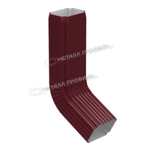 Колено трубы БЮДЖЕТ 76х102 Ral 3005
